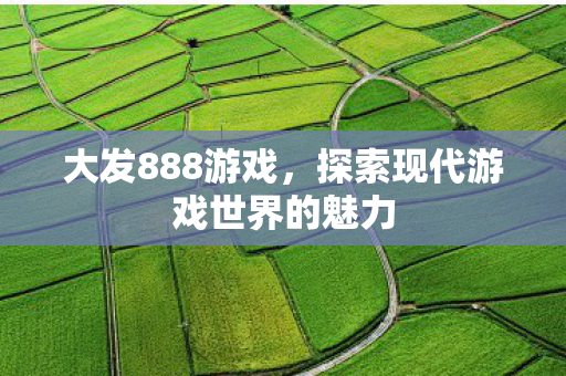 探索现代游戏世界的魅力图片