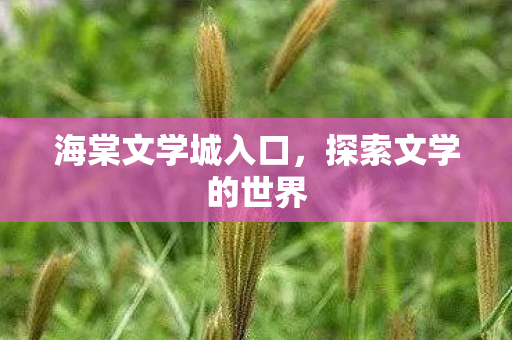 海棠文学城入口图片