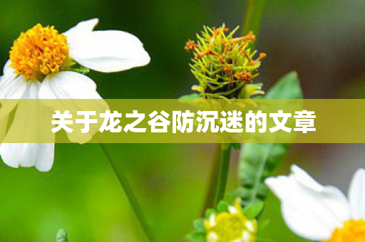 关于龙之谷防沉迷的文章图片