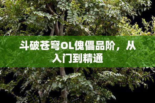 斗破苍穹OL傀儡品阶图片