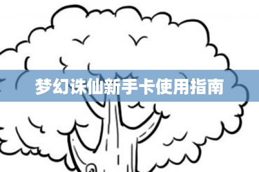 梦幻诛仙新手卡使用指南图片