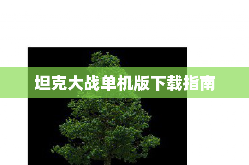 坦克大战单机版下载指南图片