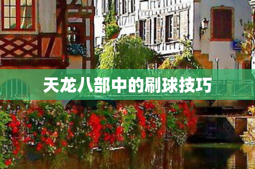 天龙八部中的刷球技巧图片