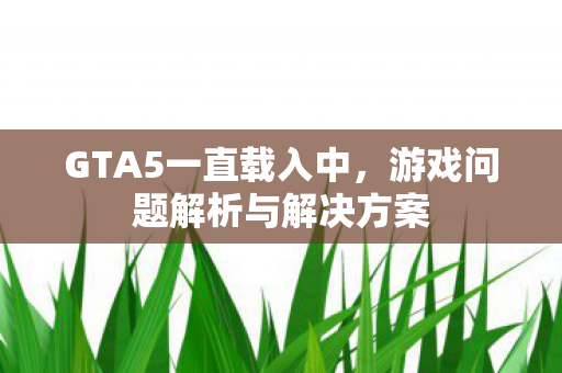 游戏问题解析与解决方案图片