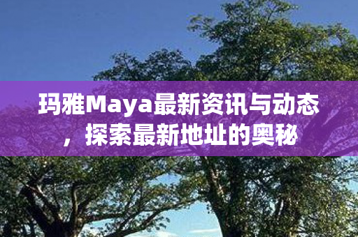 玛雅Maya最新资讯与动态图片