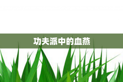 功夫派中的血燕图片