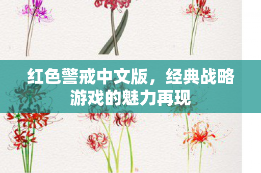 经典战略游戏的魅力再现图片