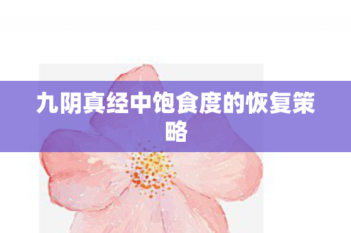 九阴真经中饱食度的恢复策略图片
