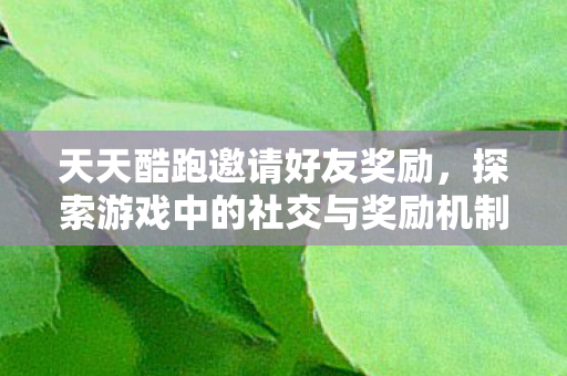 探索游戏中的社交与奖励机制图片