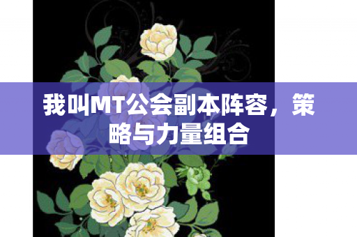 我叫MT公会副本阵容图片