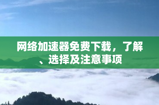 网络加速器免费下载图片