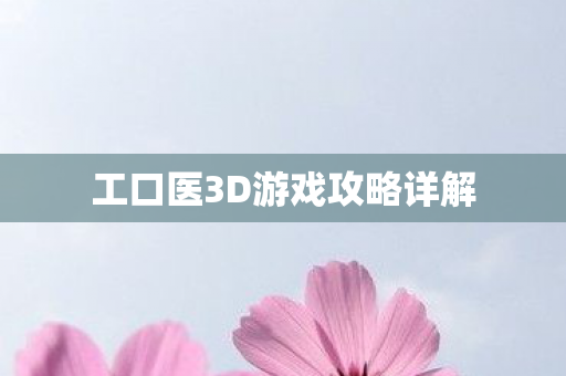 工口医3D游戏攻略详解图片