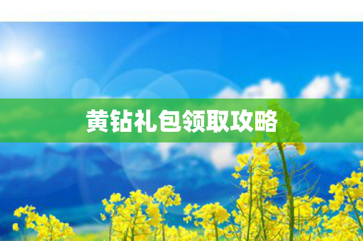 黄钻礼包领取攻略图片