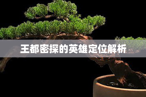 王都密探的英雄定位解析图片