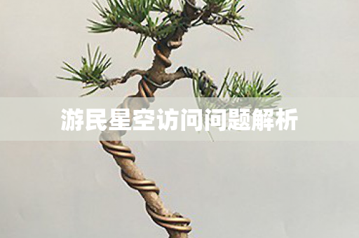 游民星空访问问题解析图片