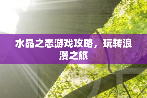 水晶之恋游戏攻略图片