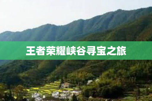 王者荣耀峡谷寻宝之旅图片