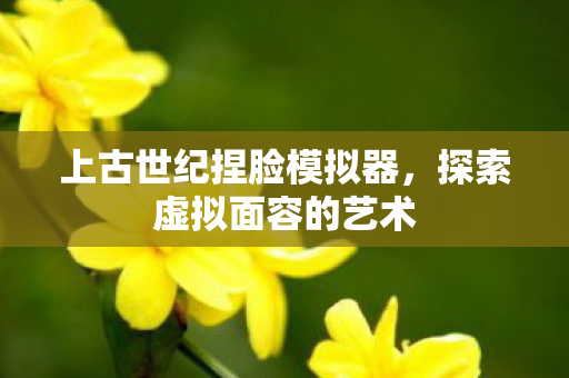 上古世纪捏脸模拟器图片