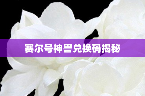 赛尔号神兽兑换码揭秘图片