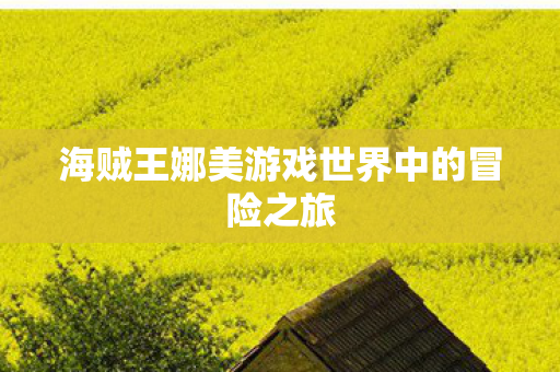海贼王娜美游戏世界中的冒险之旅图片