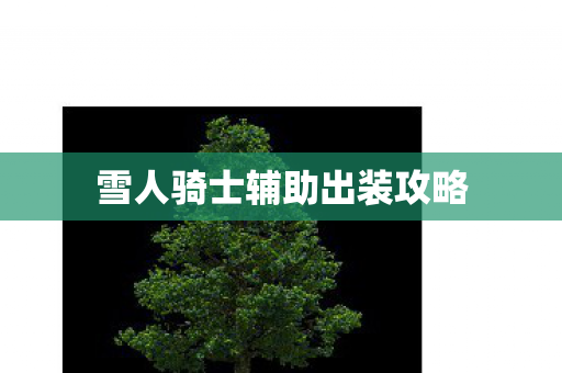 雪人骑士辅助出装攻略图片