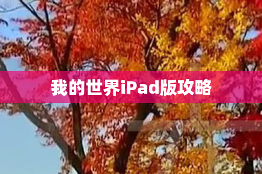 我的世界iPad版攻略图片
