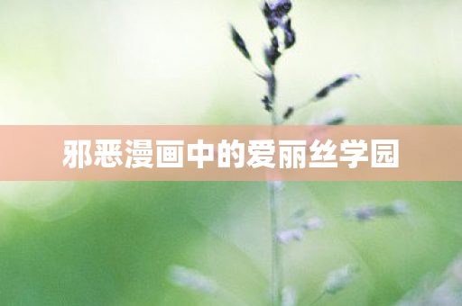邪恶漫画中的爱丽丝学园图片