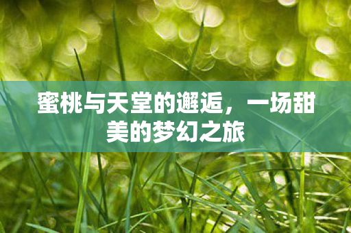 一场甜美的梦幻之旅图片