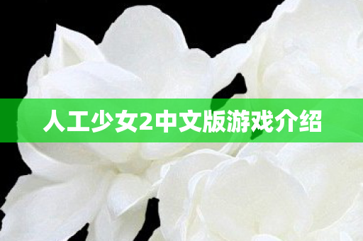 人工少女2中文版游戏介绍图片