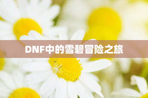 DNF中的雪碧冒险之旅图片