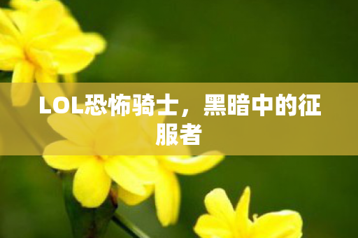 LOL恐怖骑士图片