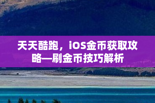 iOS金币获取攻略图片