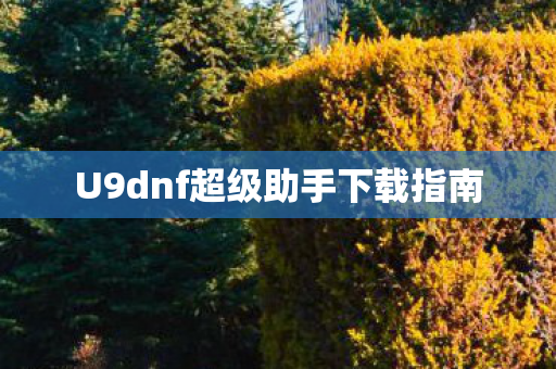 U9dnf超级助手下载指南图片