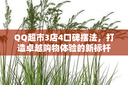 打造卓越购物体验的新标杆图片