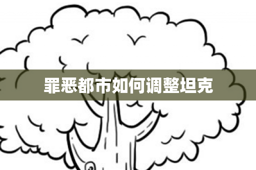 罪恶都市如何调整坦克图片