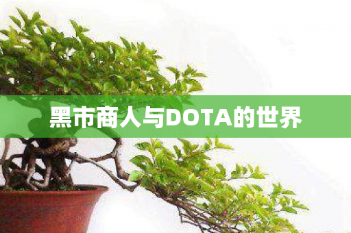 黑市商人与DOTA的世界图片