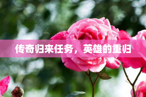 传奇归来任务图片