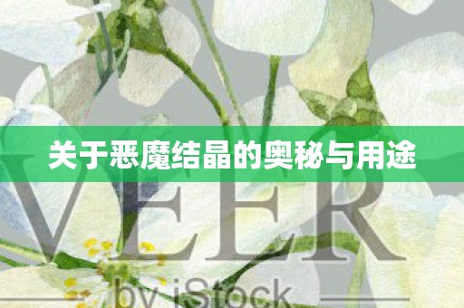 关于恶魔结晶的奥秘与用途图片