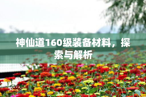 神仙道160级装备材料图片
