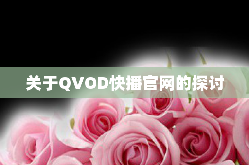关于QVOD快播官网的探讨图片