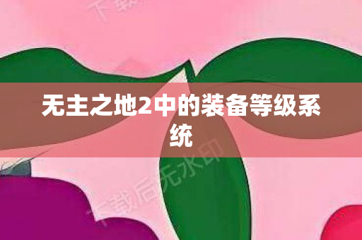 无主之地2中的装备等级系统图片