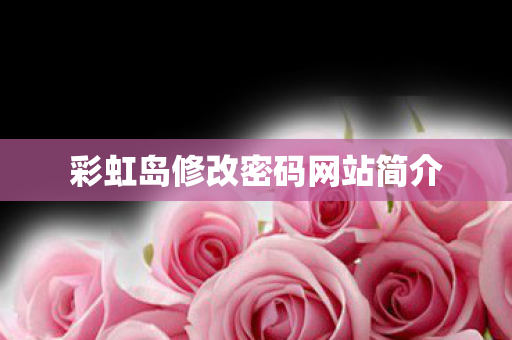 彩虹岛修改密码网站简介图片