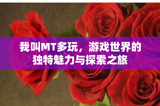 游戏世界的独特魅力与探索之旅图片