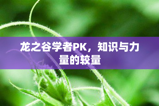 知识与力量的较量图片