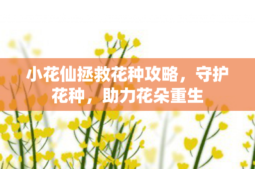 小花仙拯救花种攻略图片