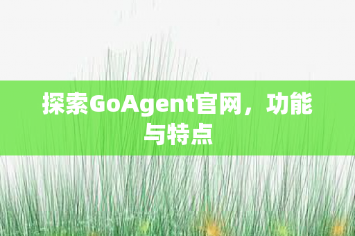 探索GoAgent官网图片