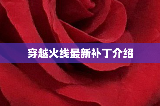 穿越火线最新补丁介绍图片