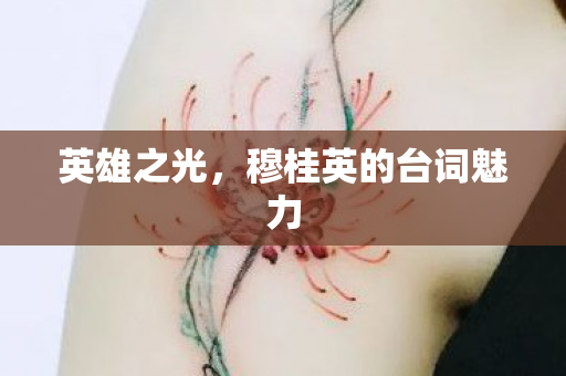 穆桂英的台词魅力图片