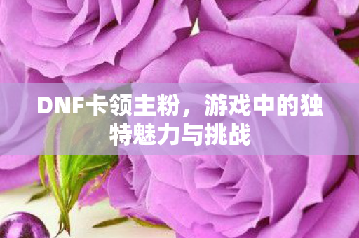 游戏中的独特魅力与挑战图片