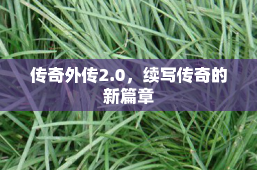 续写传奇的新篇章图片